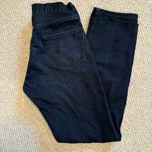 Levi Strauss Levi's dark dye denim straight leg 100% cotton 30x30 jeans